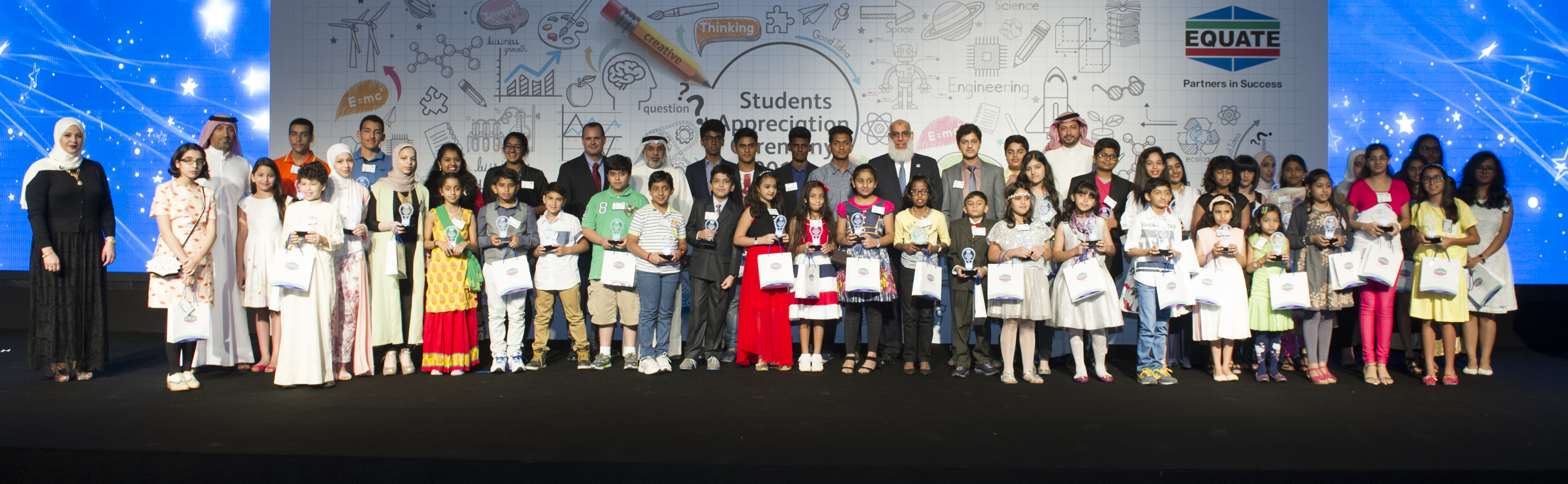 EQUATE honors 60 children of employees for outstanding achievements