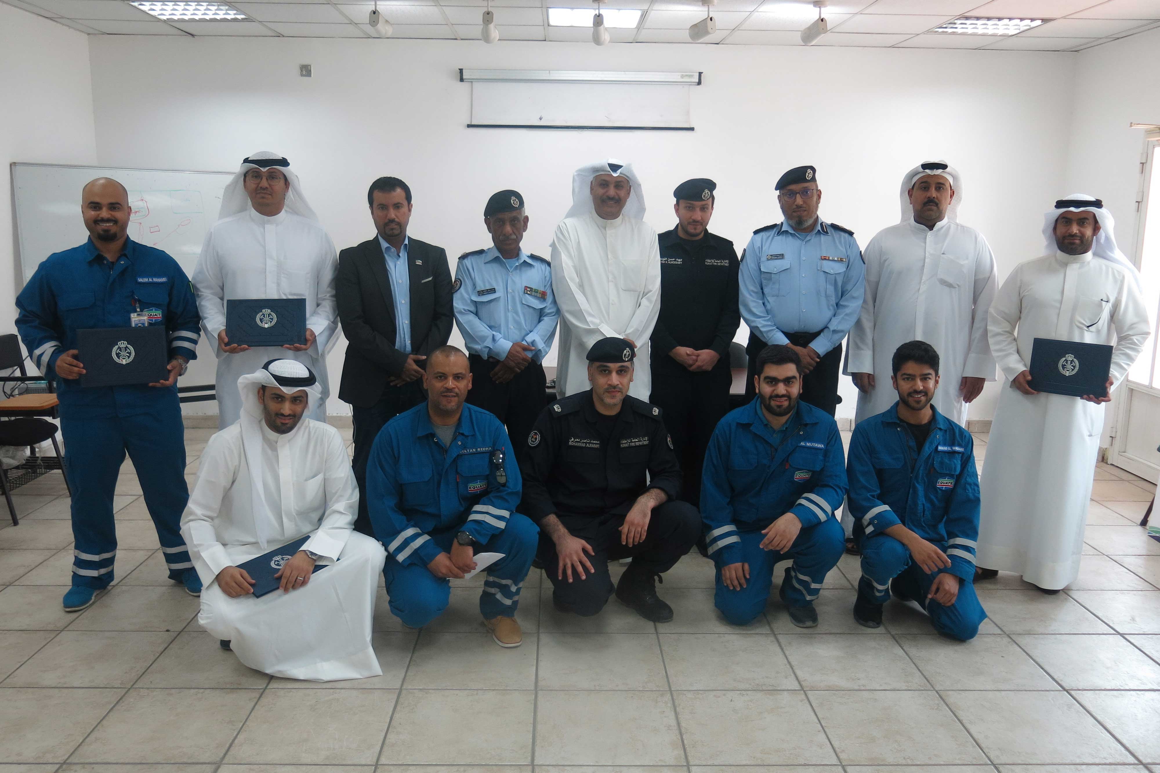 EQUATE, Kuwait Fire Service Directorate & Ministry of Interior Organize Joint Training on Firefighting Safety and Best Practices